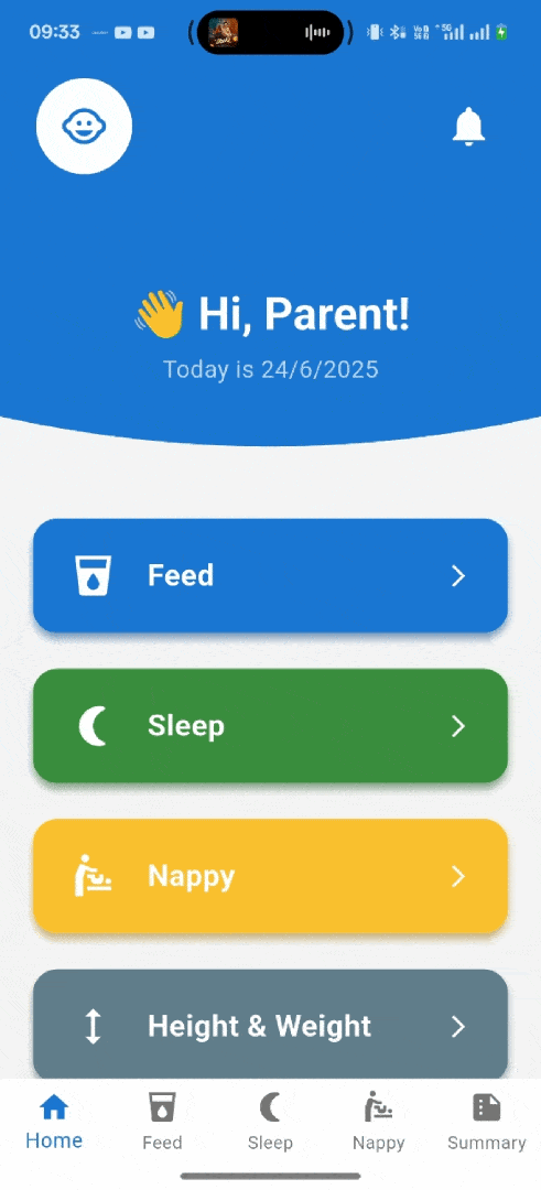 Baby Tracking App